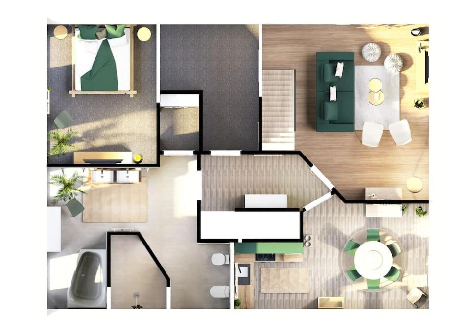 Gruenblick Oase No1 Ferienwohnung Висмор Экстерьер фото